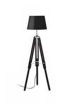 Tripod Base Black Floor Lamp.